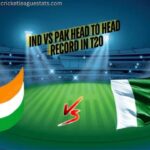 Pakistan National Cricket Team vs India National Cricket Team Match Scorecard