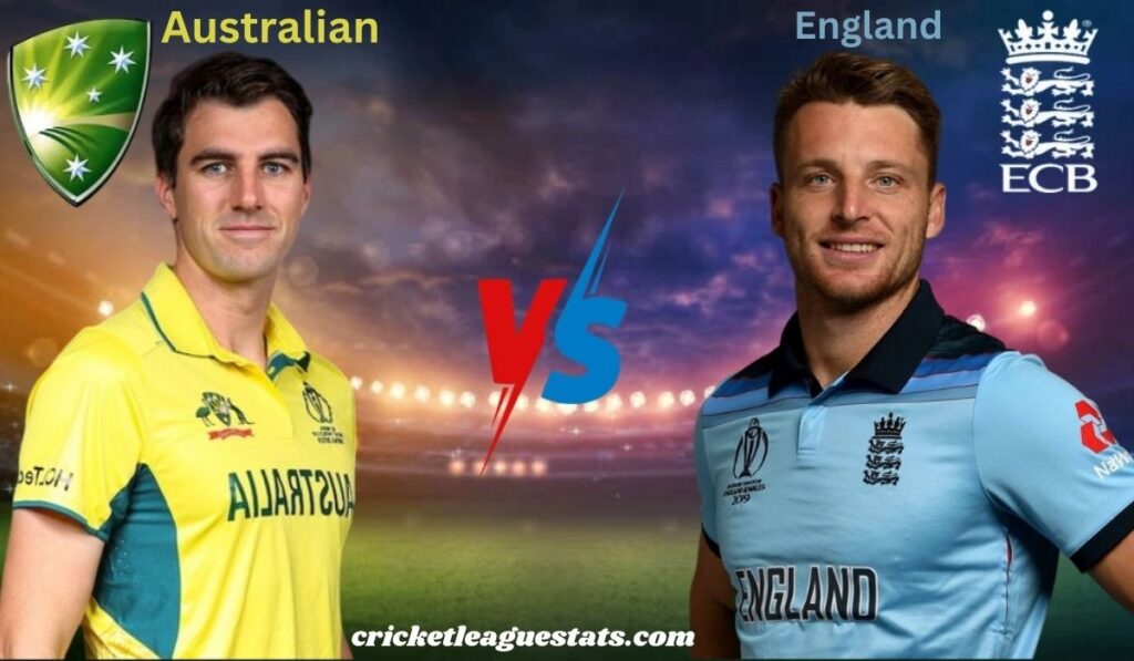 Australian Men’s Cricket Team vs England Cricket Team Timeline