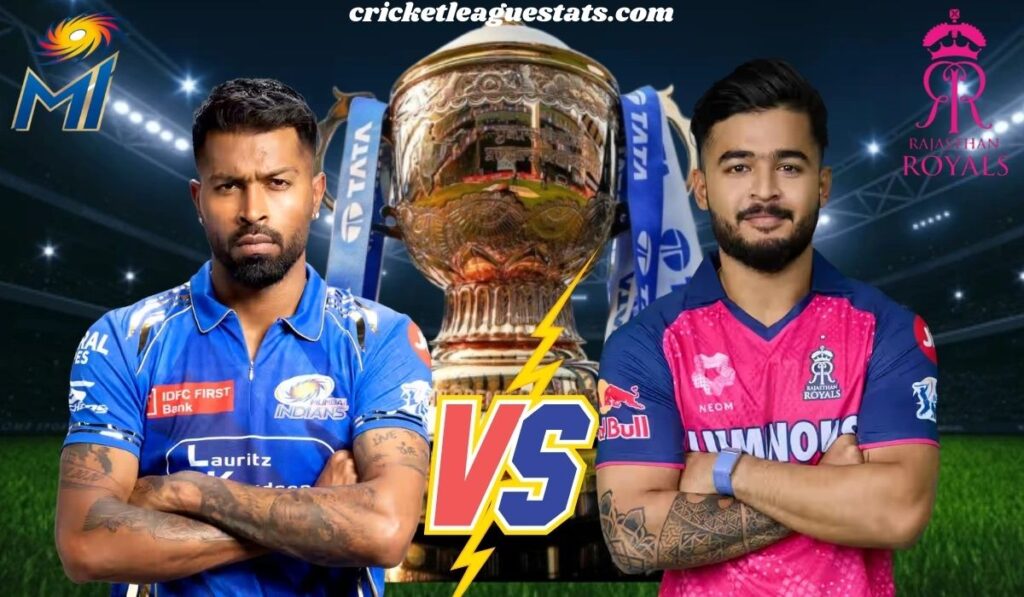 RR Vs MI Head to Head in IPL, Records, Stats & Results