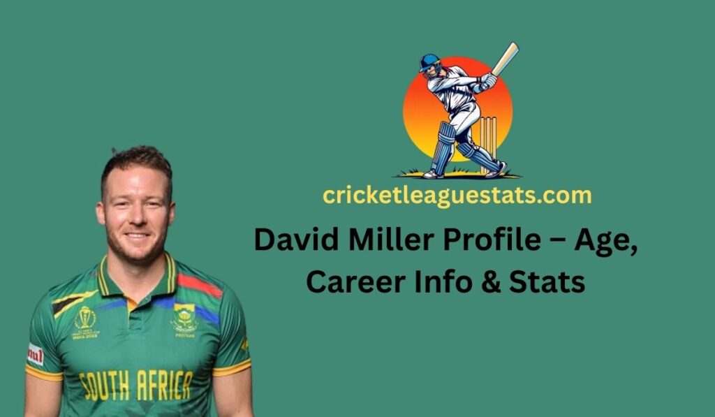 David Miller Profile – Age, Career Info & Stats