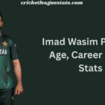 Imad Wasim Profile – Age, Career Info & Stats