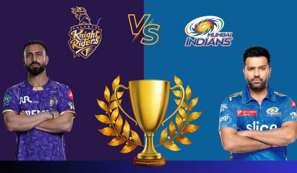 Kolkata Knight Riders vs Mumbai Indians Timeline