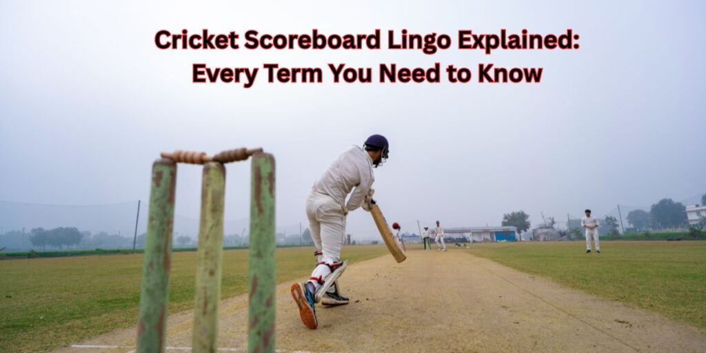 Cricket Scoreboard Lingo Explained Every Term You Need to Know
