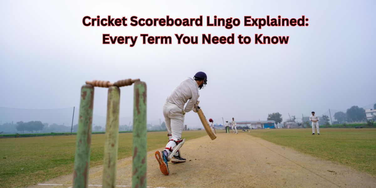 Cricket Scoreboard Lingo Explained Every Term You Need to Know