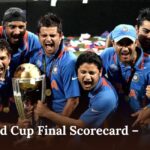 2011 World Cup Final Scorecard