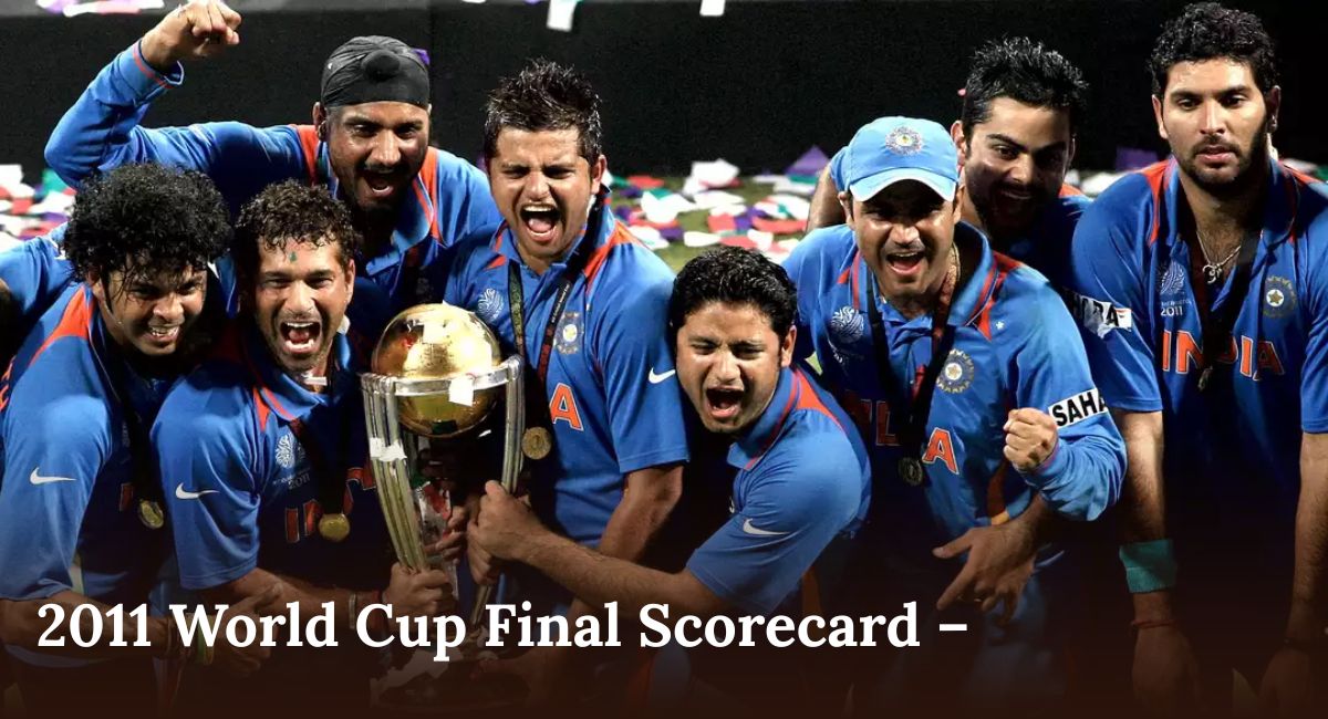 2011 World Cup Final Scorecard