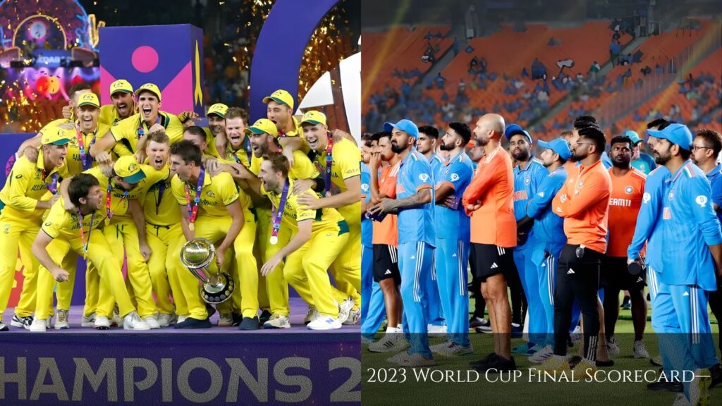 2023 World Cup Final Scorecard