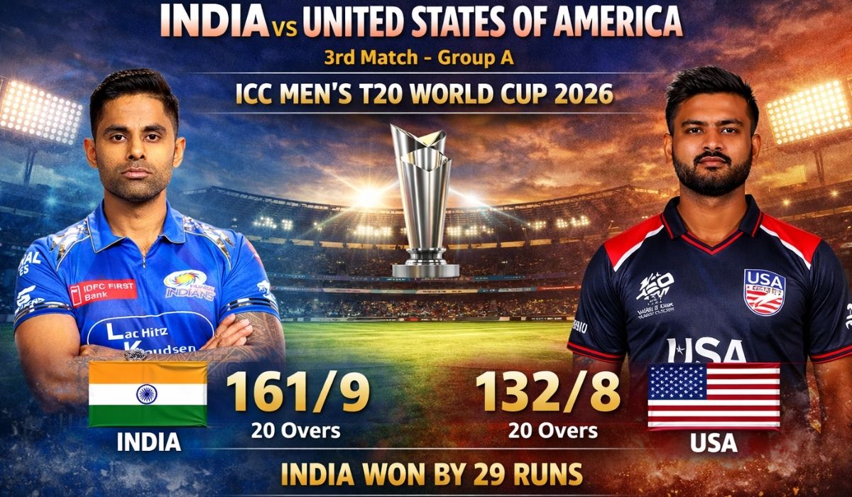 India vs United States of America Match Scorecard