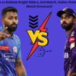 Mumbai Indians vs Kolkata Knight Riders, 2nd Match, Indian Premier League 2026 - Match Scorecard