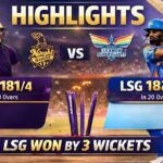 Kolkata Knight Riders vs Lucknow Super Giants, 15th Match, Indian Premier League 2026 - Scorecard Match