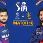 Rajasthan Royals vs Royal Challengers Bengaluru, 16th Match, Indian Premier League 2026 - Scorecard